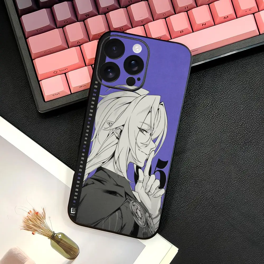 Stylish Black Frosted Soft Shell Zenless Zone Zero Phone Case