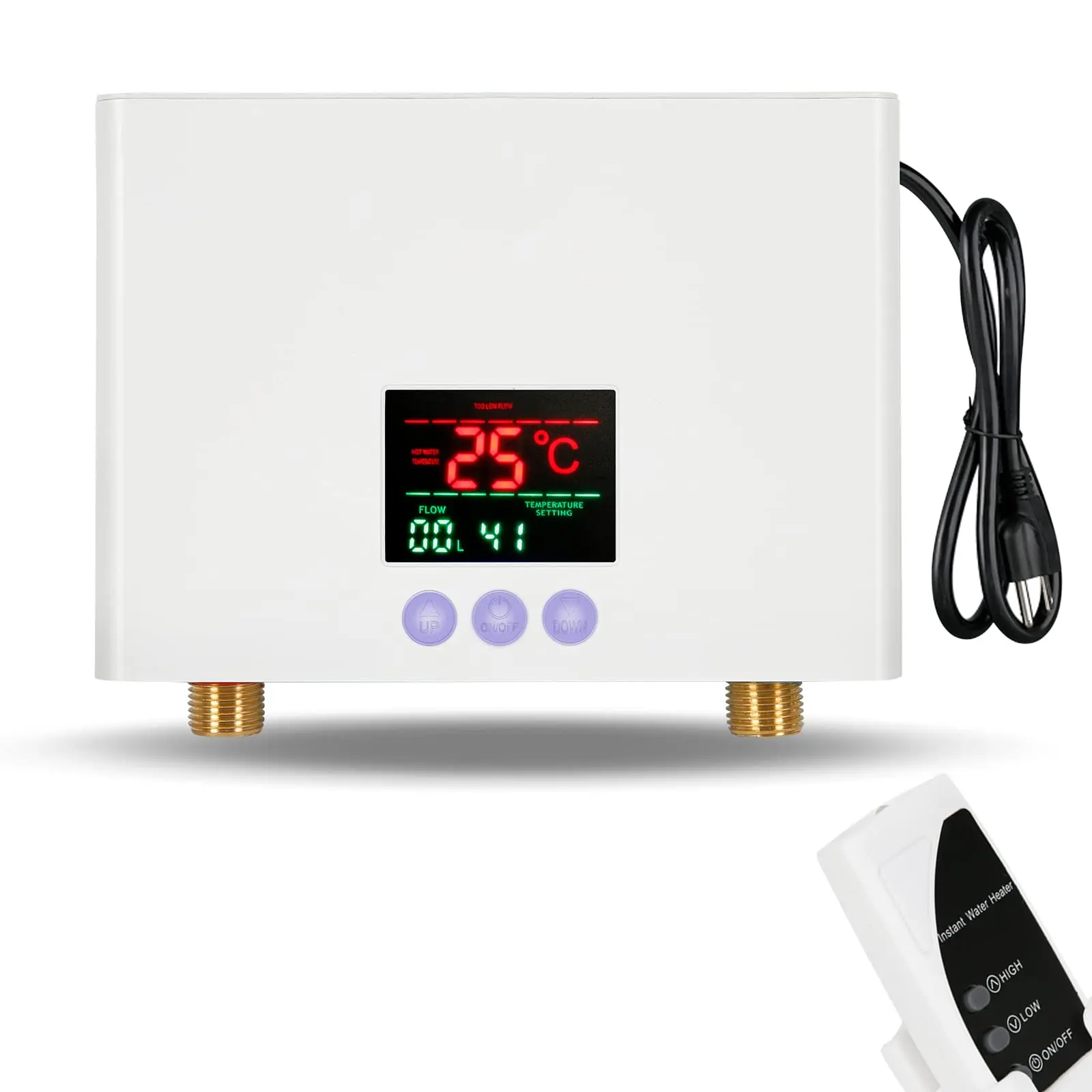 

Tankless Mini Hot Water Heater, 3000W Instant Water Heater