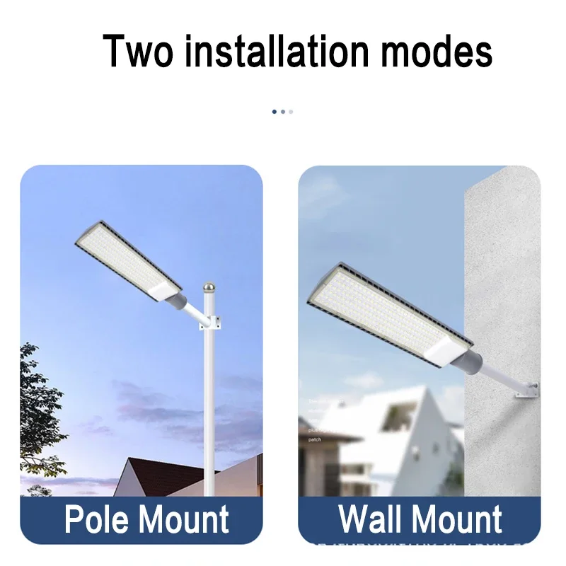 LED Street Lamp 100W Alumium IP67 Outdoor Street Light AC85-265V Wall Lighting 6000k Garden Lights