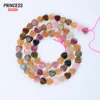 Clearance Natural Colorful Tourmaline 6mm Heart Beads Healing Crystal for Jewelry Making Bracelet DIY Accessories Wholessale 1