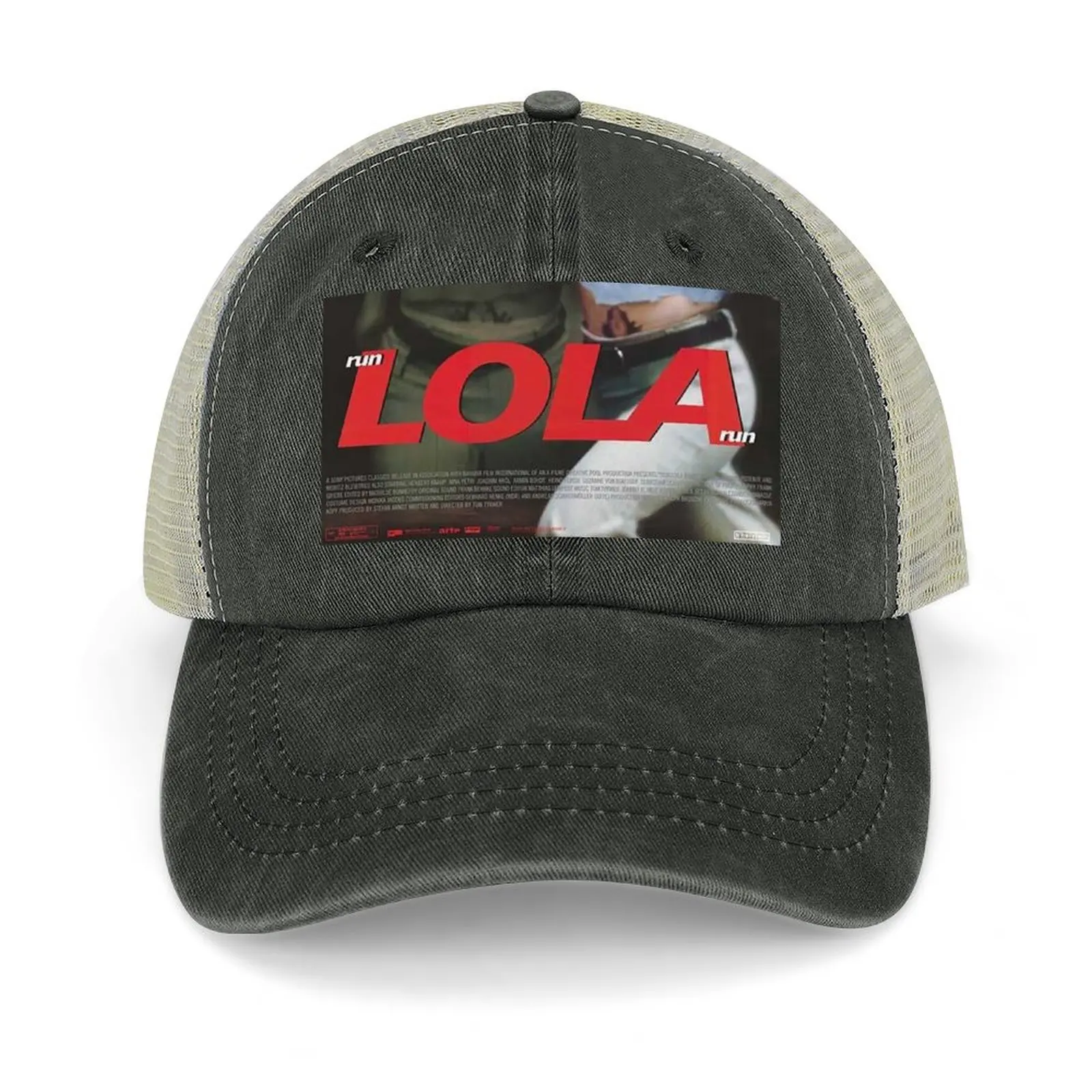 

1998 Run Lola Run movie Cowboy Hat Sunhat Luxury Brand Snap Back Hat Ball Cap Mens Caps Women's