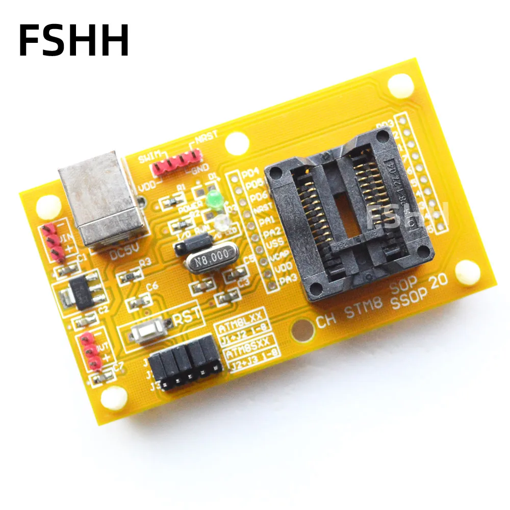 Ic Detect Stm8-sop20 Core Board 300mil Soic20 Stm8l Stm8a Stm8s ...