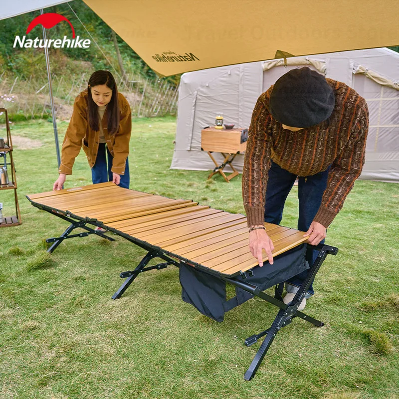 Naturehike-キャンプ用折りたたみ式収納テーブル,多目的アルミニウム合金テーブル,ピクニック用,ポータブル,nh19x003