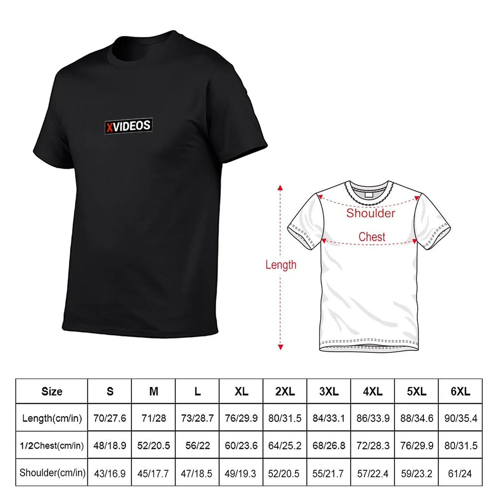 Xvideos official T-Shirt plus size tops graphics summer clothes mens t shirt graphic