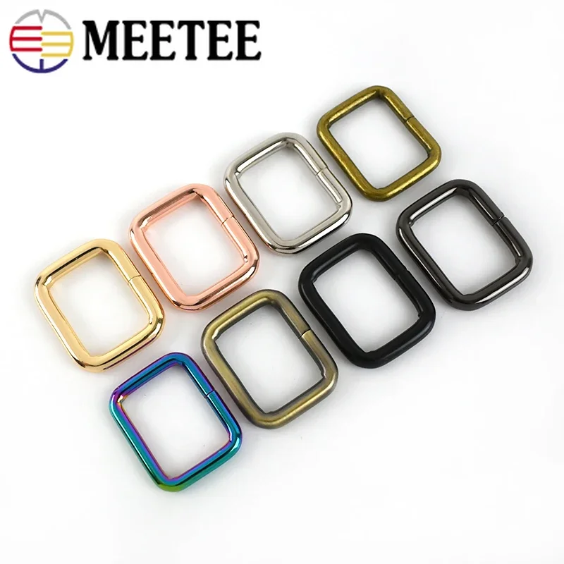 10-50Pcs 25mm Metal Ring Buckle For Bag Strap Handbag Snap Hook Dog Collar Webbing Connector Clasp Loop DIY Hardware Accessories