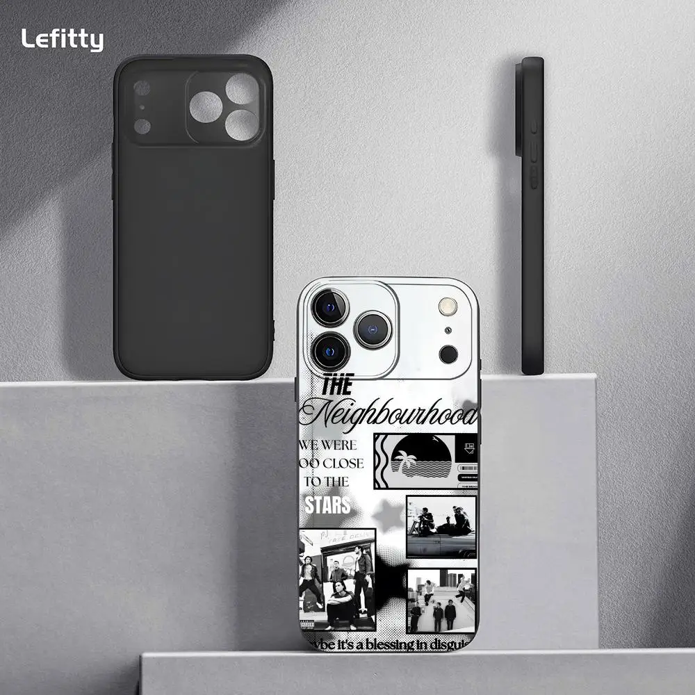Rock Band Themed Black Frosted Soft Shell Phone Case