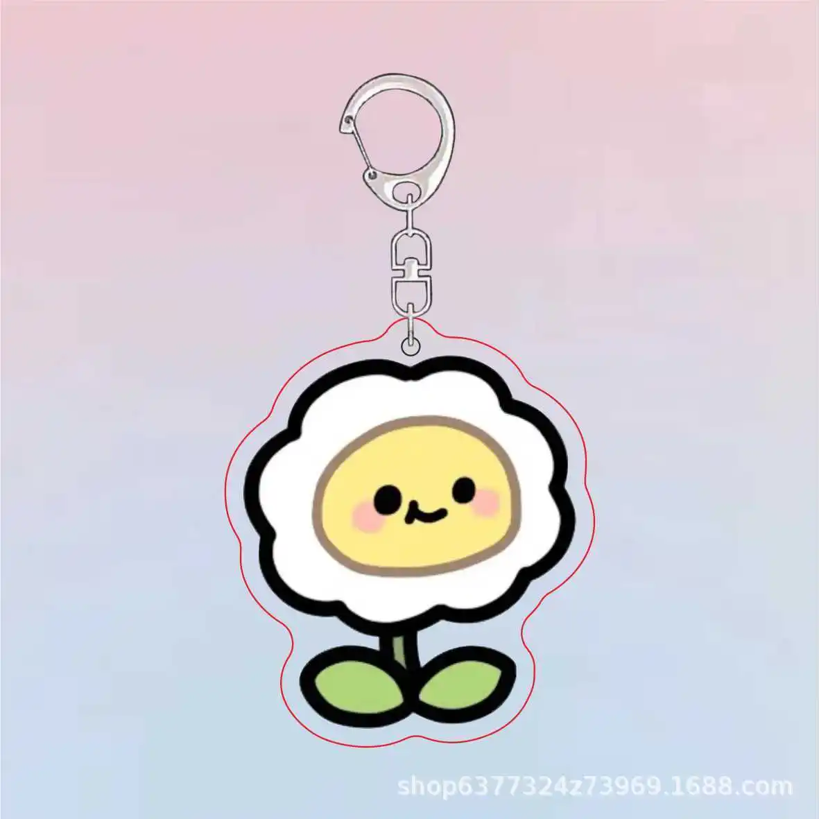 Acrylic Cute Keychain - Plants Vs Zombies Theme - Girls Gift & Bag Charm Souvenir Pendant