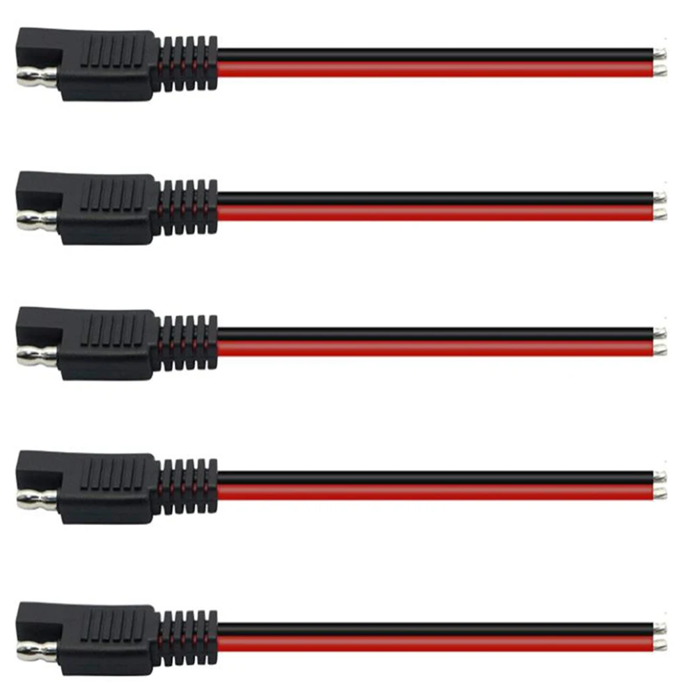 

5pcs Below 36v Sae Extension Cord Battery Charger 15/30cm 5PCS Battery Charger Connector DIY Cable High Quality