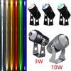 Outdoor LED Wall Spotlights 3W 10W Landscape Lighting AC220VDC12V Red Green Blue RGB Spotlights IP65 Waterproof a Beam of Light 1