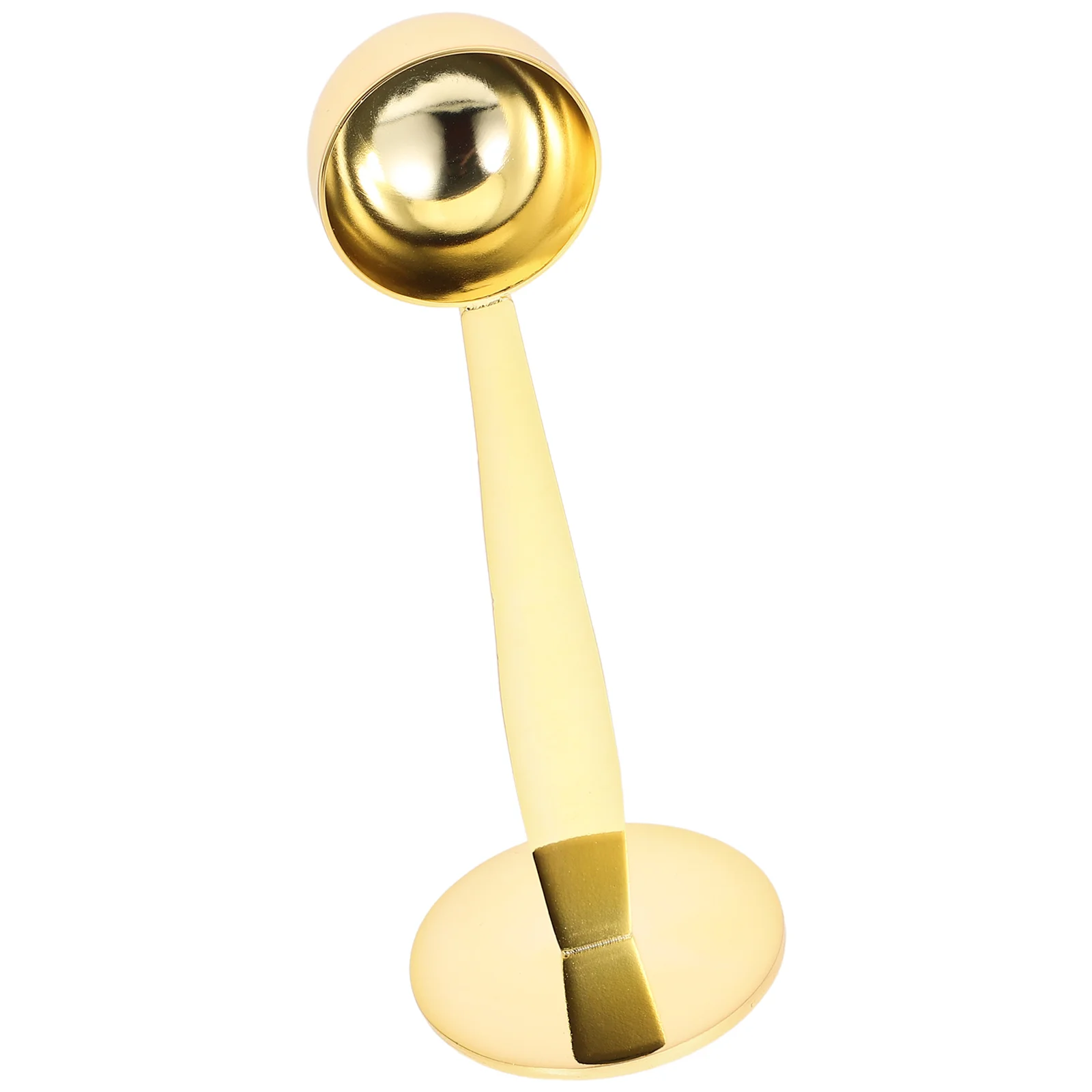 

2-In-1 Coffee Scoops Stainless Steel Tablespoon Measure Spoon Pressed Bottom Milk Powder Scooper Coffee Bean Press