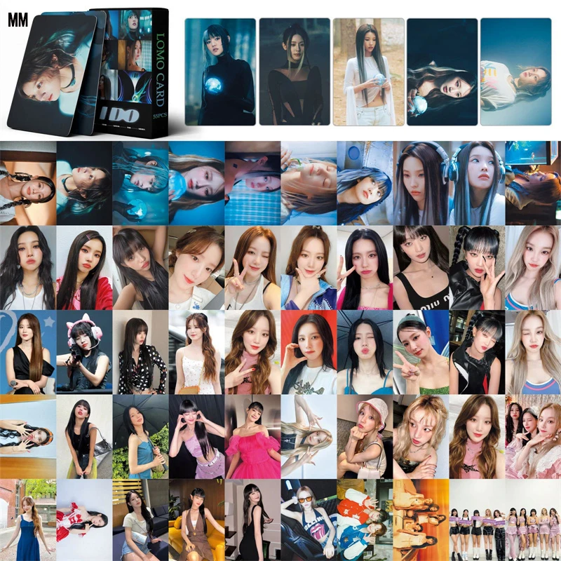 

Альбом Kpop GIDLE Single I DO, ломо-карточка, Минни сяохуан, песня Yuqi Ye Shuhua Zhao Meiyan (G), Фотокарточка 55 карт/набор