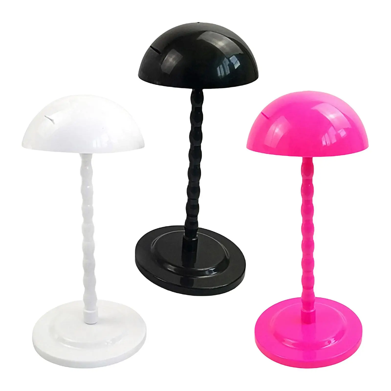  Stand Non-Slip Mushroom Top Collapsible Portable Practical Stable Storage Hair Holder Stands for Drying Toupee Tool