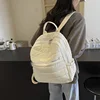 Fashion Cotton Backpack Soft Puffer Knapsack Quilted Large Capacity Nylon Solid Multi-pocket Daypack Travel Gym Bag XA30ZZ 2