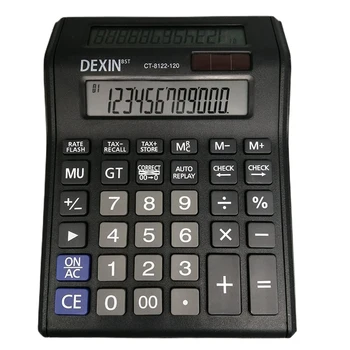 Office Finance Calculator Electronic Solar Computer Business Finance Office Calculator 12-Bit Desktop Accounting Calculator