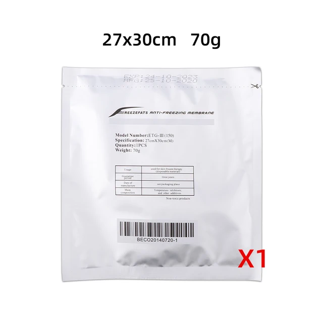 REEZEFATS 不凍シート27x30cm 40枚 Lサイズ脂肪冷却シート不凍シート110g