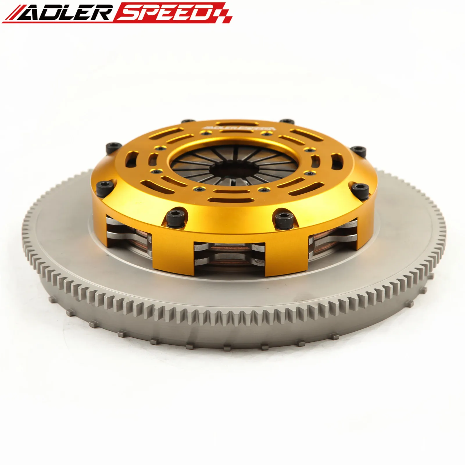 A+ ADLERSPEED 7.25인치(185mm) 레이스 트윈 디스크 클러치 키트 + 플라이휠 (07-20년식 닛산 350Z 370Z 인피니티 G35 G37 용)