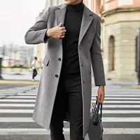 Men Plus Size Winter Coat Lapel Collar Long Sleeve Padded Leather Jacket Vintage Thicken Coat Light Weight Rain Jacket for Men - Image 2