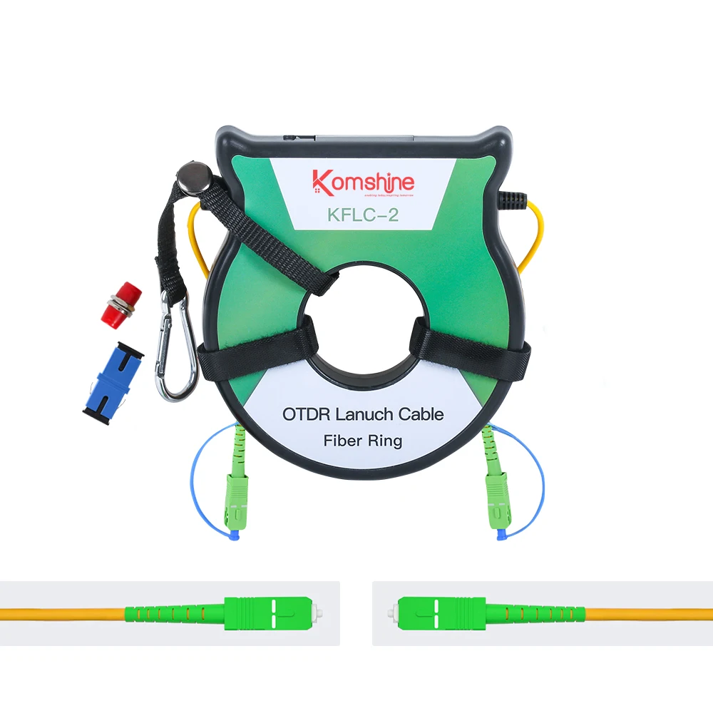 

Mini KomShine SM OTDR Launch Cable Ring Singlemode G652D Fiber Rings for 200m, OTDR Dead Zone Eliminator, OTDR Launch Cable Box