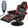 Massage Gaming Recliner Chair PU Leather Lounging Video Gaming Couch Adjustable Backrest Living Room, Gaming Recliner Chairs 1