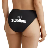 YES I SWALLOW Letters Print Underwear Cute Girl Briefs Female Soft Cotton Panties Sexy Lingeries For Women Ladies Underpants 3