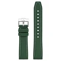 Dark green white S