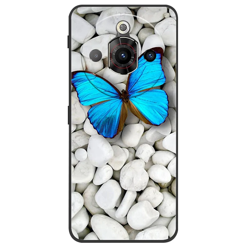 ZTE Nubia Focus Pro Black Silicone TPU Soft Phone Cover - Protective Back Shells