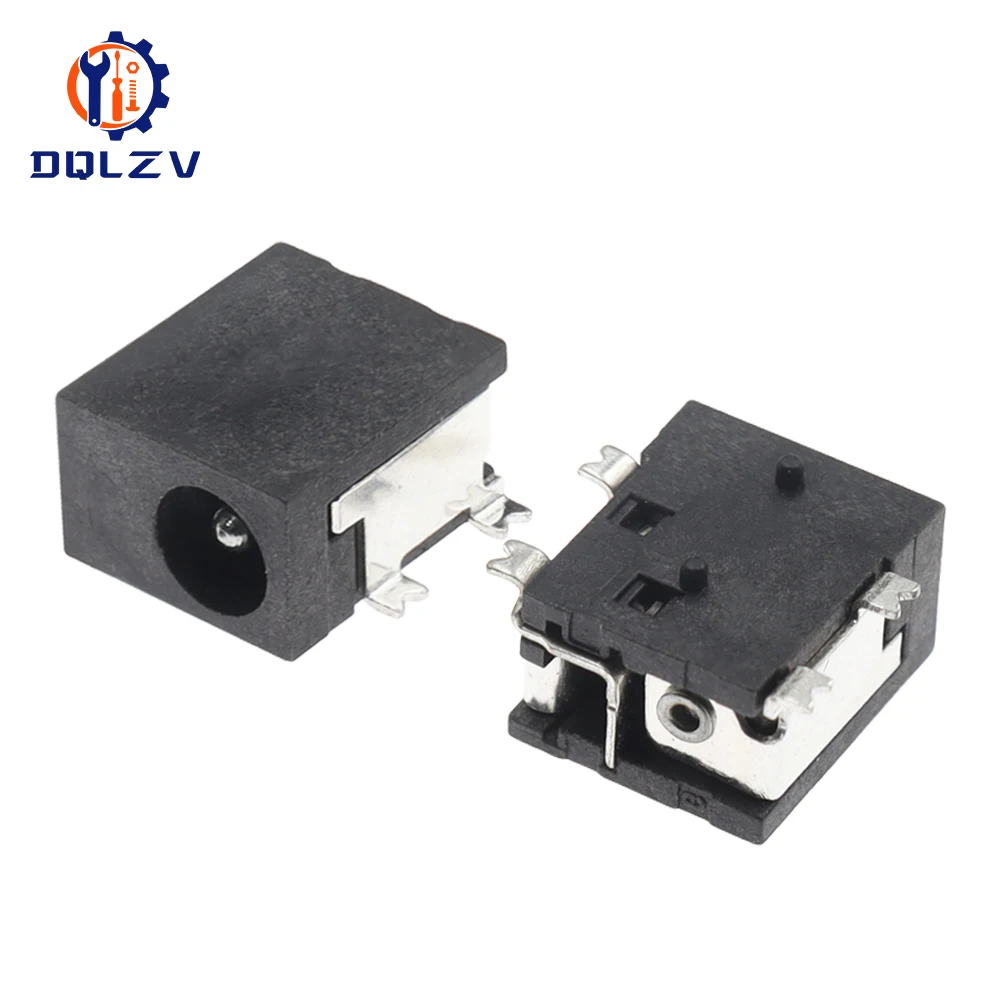 DC-033 3.5*1.3 4.0*1.7 mm 1.3mm 4smd DC Power Female Outlet Interface ...