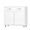 Two door Side Table-White 4