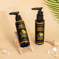 Tiroir AO-Intensificateur de bronzage à l'huile, obtenez un bronzage plus rapide, bronzez plus foncé, emballé avec un château ultra hydratant pour garder la peau hydratée 4