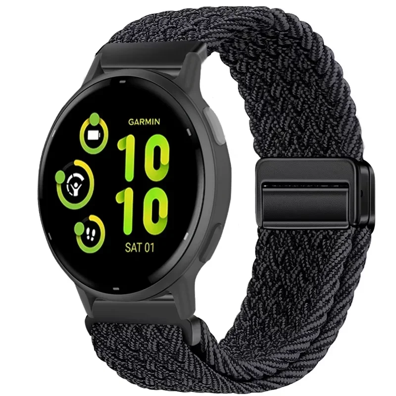 Magnetic Buckle Nylon Strap – 22mm/20mm – Universal Fit Bracelet