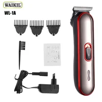 WAIKIL Men's Electric Trimmer Professional Hair clipper USB charge Cordless Portable Barber Head Electric Pusher Styling tools 1