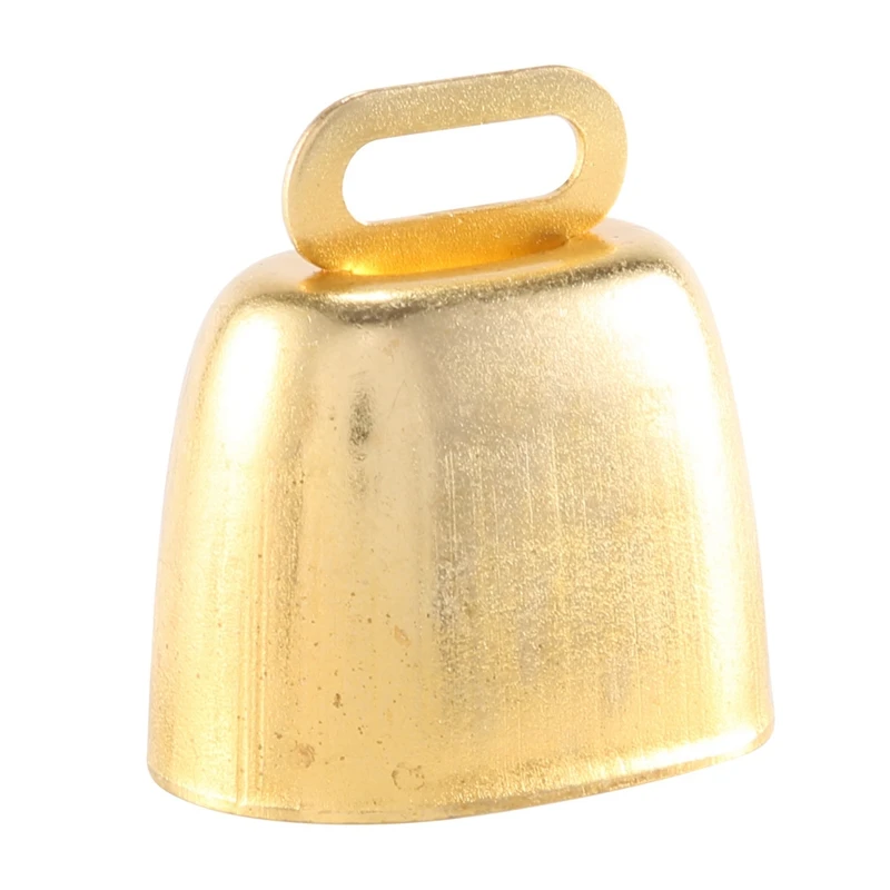 6 Pieces Cow Horse Sheep Grazing Small Brass Bells Cowbell Retro Bell For Grazing Copper(Green Bronze, Red Bronze, Gold)