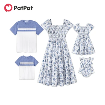 Family Matching Floral Dress & Tee Set 1