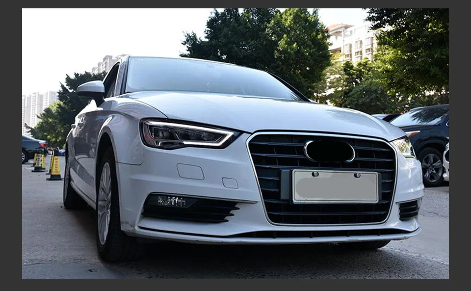 For Audi A3 8V S3 Sedan Sportback 2013-2016 LED Headlight Sequential Front  Lamps