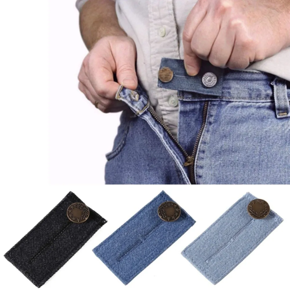 

(3 шт.) 3 цвета джинсовая пуговица для удлинения талии для джинсов и юбки, удобные металлические пуговицы