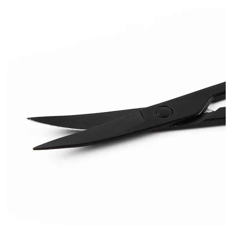 Scissor Professional Scissor Manicure For Nails Eyebrow Nose Eyelash Cuticle Scissors Curved Pedicure Makeup Tool 3
