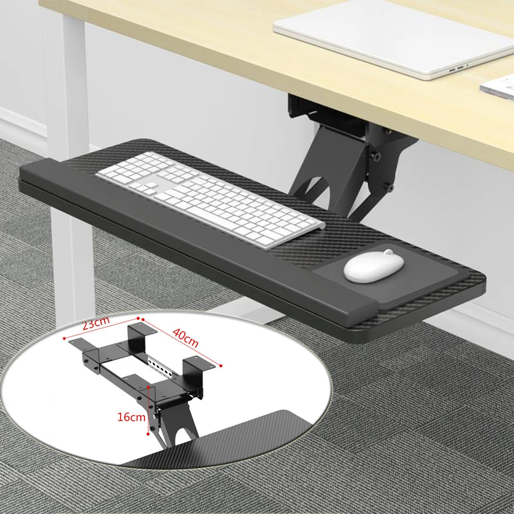 Ergonomics Keyboard Plate Mount Bracket With Mouse Pad Tray Support