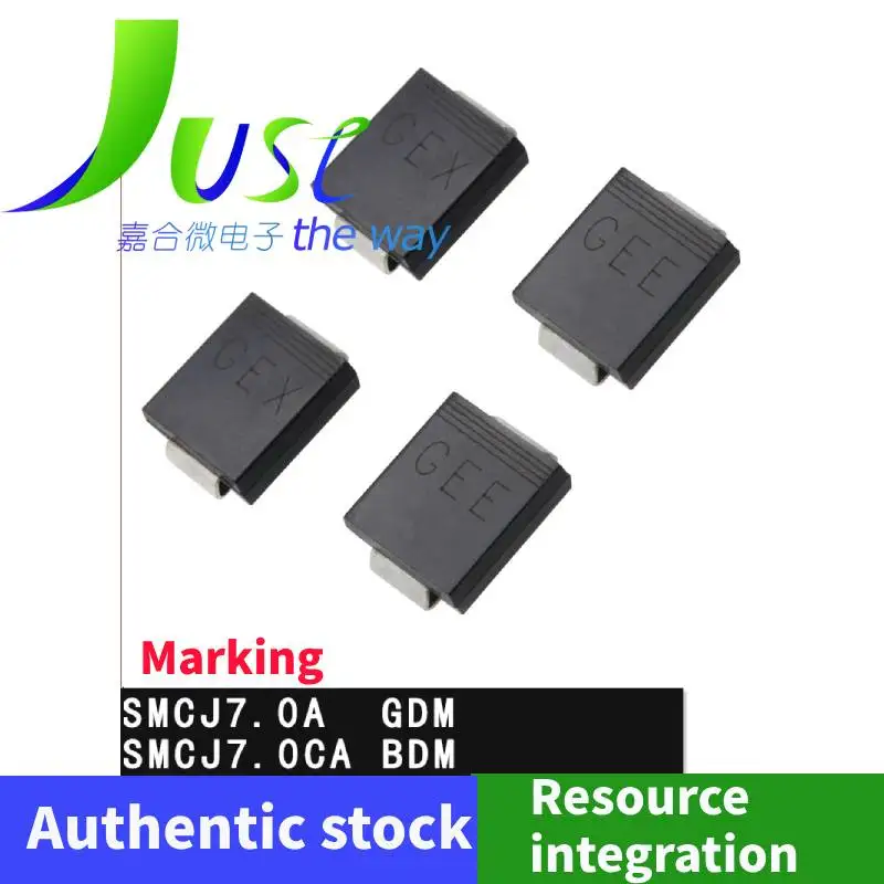Chip mounted TVS transient suppression diode SMC DO-214AB SMCJ180A 200 220 300 400CA bidirectional/unidirectional