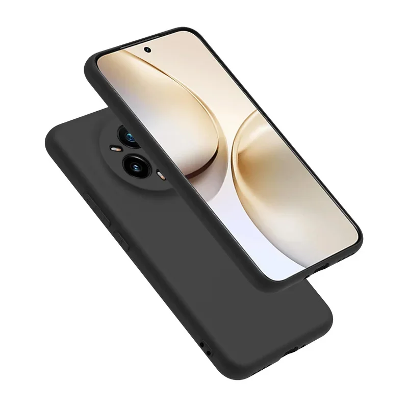 Matte Soft Silicone Back Cover for Smartphone Protective Case