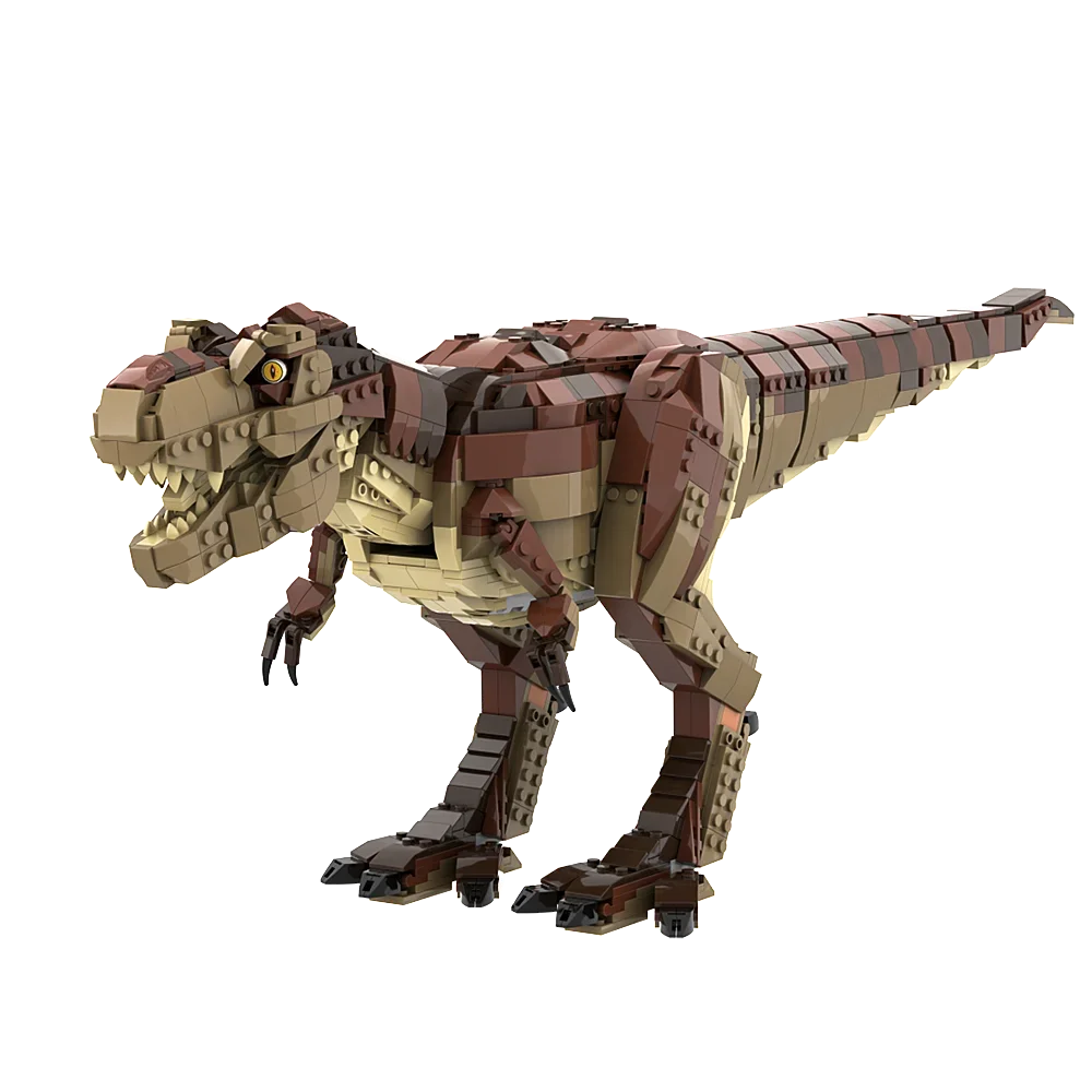 Moc Animal Dinosaurs T Rex Redesign Dinosaur Model Building Blocks Dinosaur Spinosaurus Scale Bricks Set Toy Kids Birthday Gift