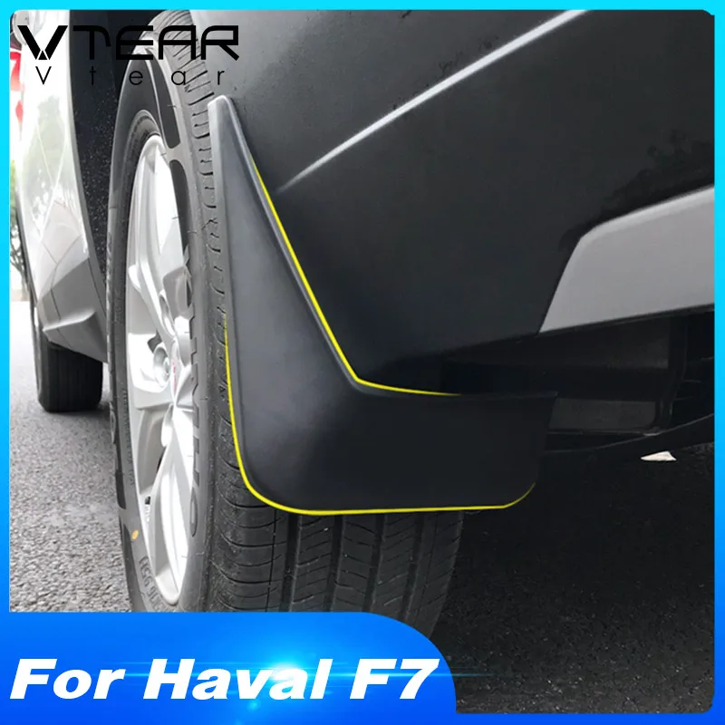 

Vtear Car Fender Flares Splash Guard Cover Exterior Mud Flaps Mudguards Car-Styling Accessories Parts For Haval F7 F7X 2021 2020
