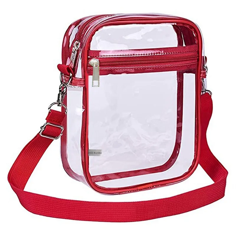 Borsa a Tracolla Trasparente Approvata per Stadi, per Concerti, in PVC