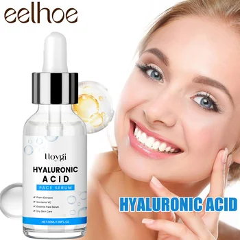 Siero di acido ialuronico 50ml Siero viso antietà con centella asiatica Idratazione profonda per pelle luminosa per linee sottili Rughe