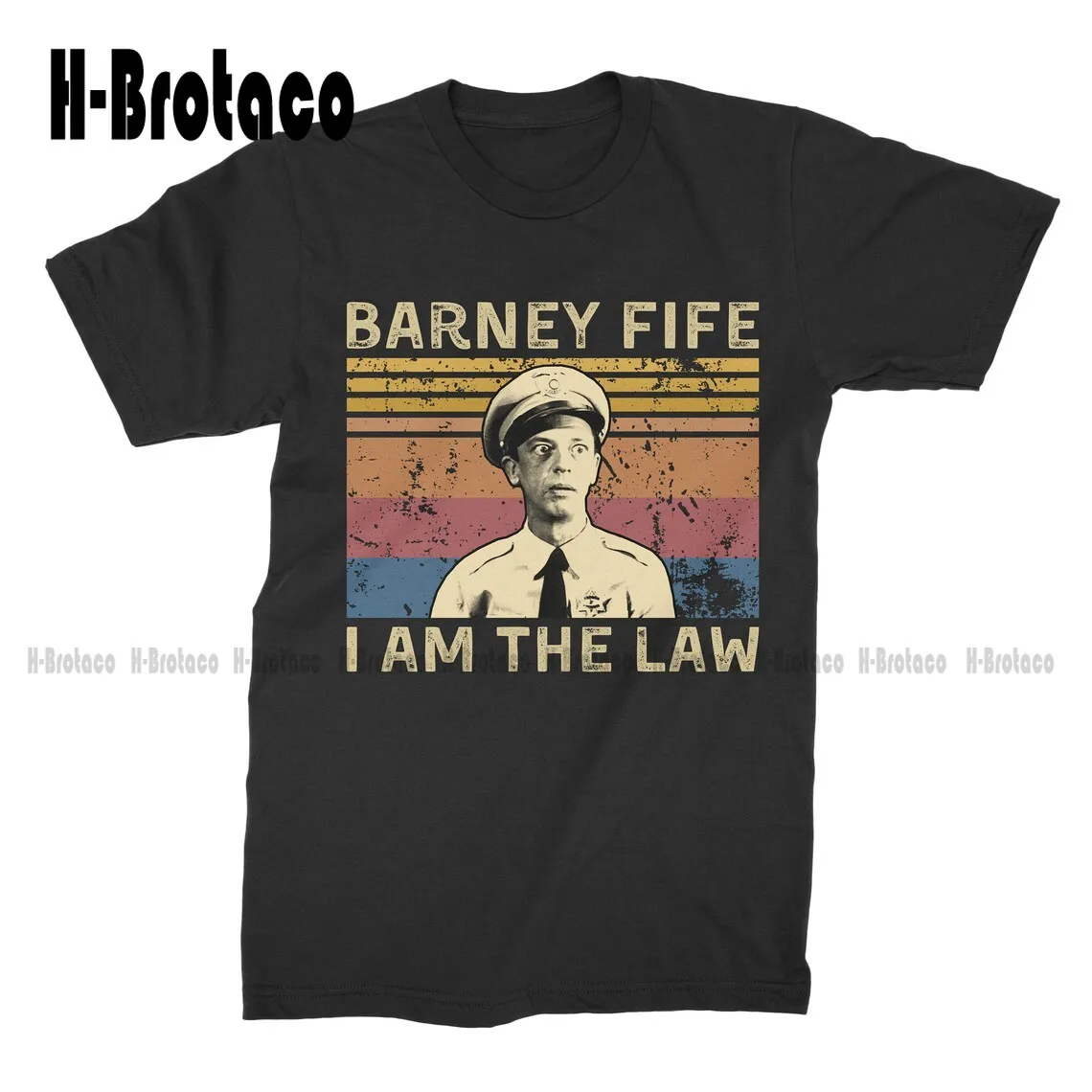 

Barney FIFE I AM The Law Vintage T-Shirt T Shirt Custom Aldult Teen Unisex Digital Printing Tee Shirts Custom Gift Xs-5Xl