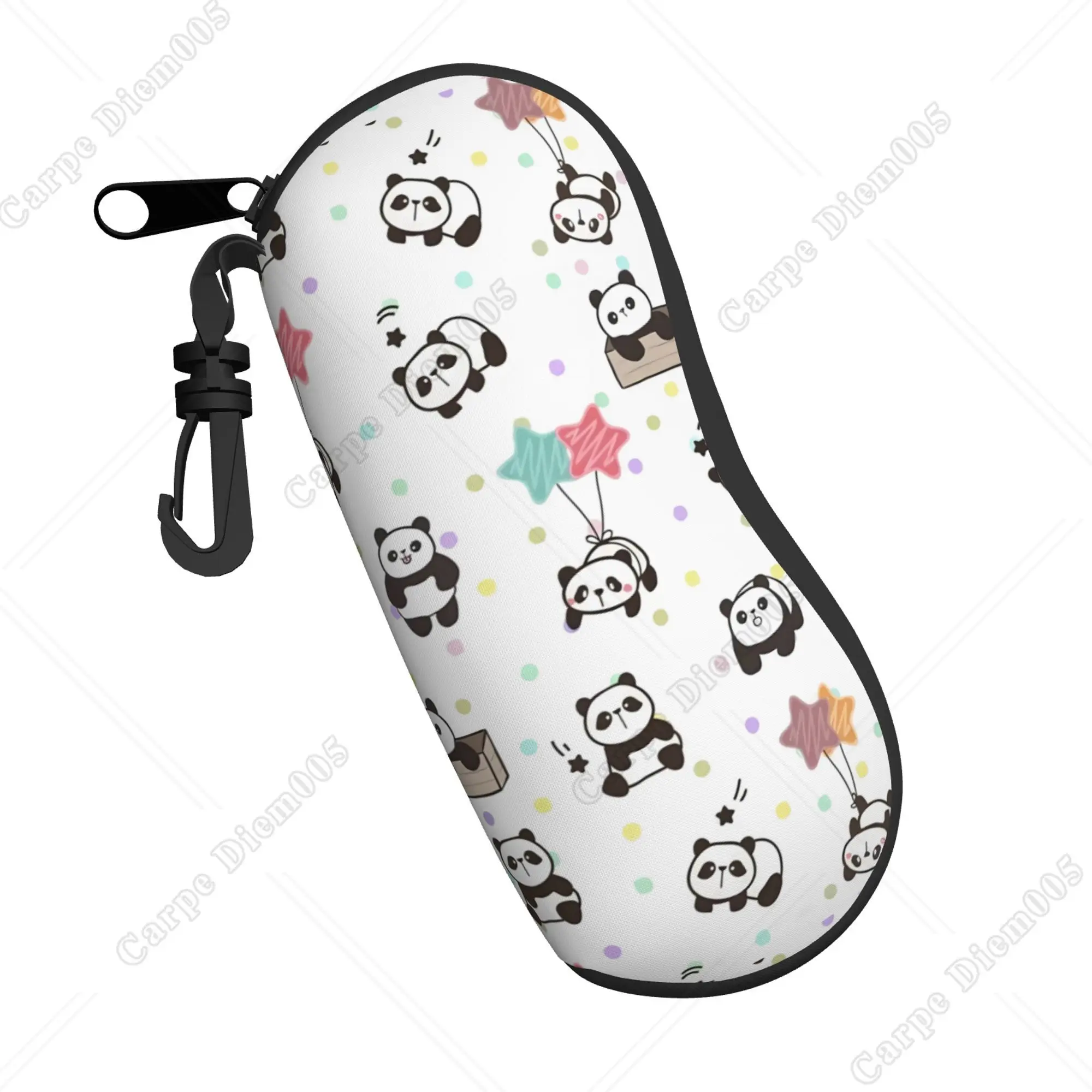 Cartoon Colorful Panda Cute Glasses Bag Sunglasses Pouch Women Sunglasses Case Unisex Eyewear Accessories Print One Size