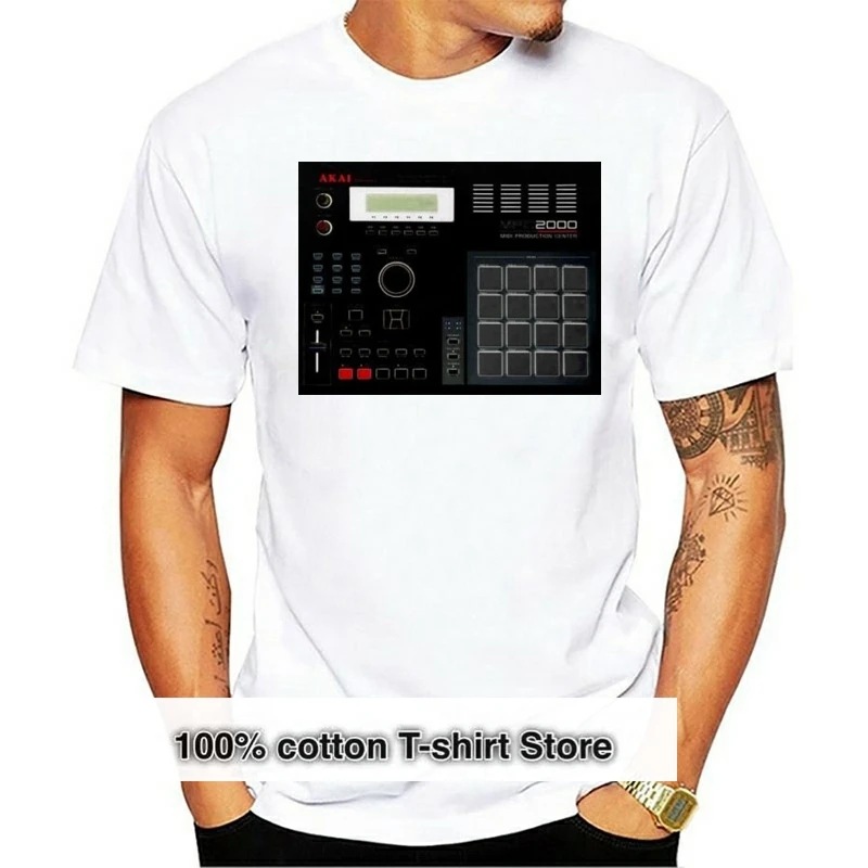 2019 Cool Mpc 2000 Camicia Acid Edm Skool Rave House Music Vintage Sintetizzatore Moog Tee