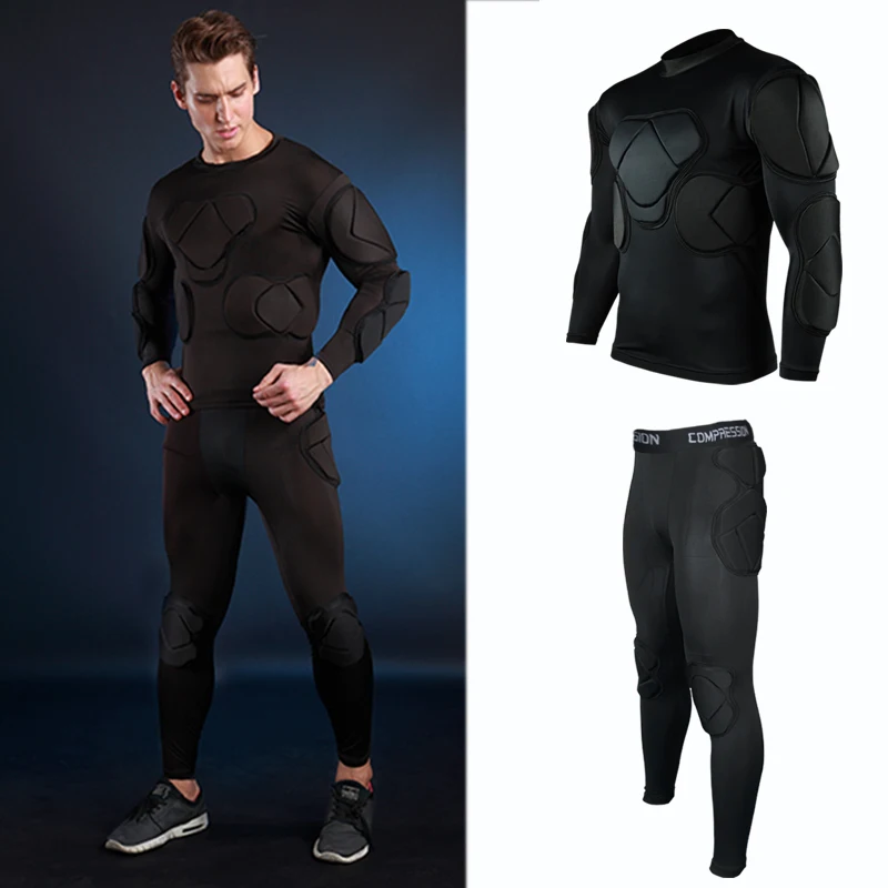 Sports Protective Gear Rugby goalkeeper soccer jerseys training pants kneepad EVA sponge american football shirts knee pads shin guard snowboard helmet