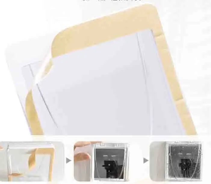 Lockable Wall-mounted Socket Waterproof Dustproof Box Outdoor 86 Type Splash-proof Switch Socket Anti-shock Protection Cover
