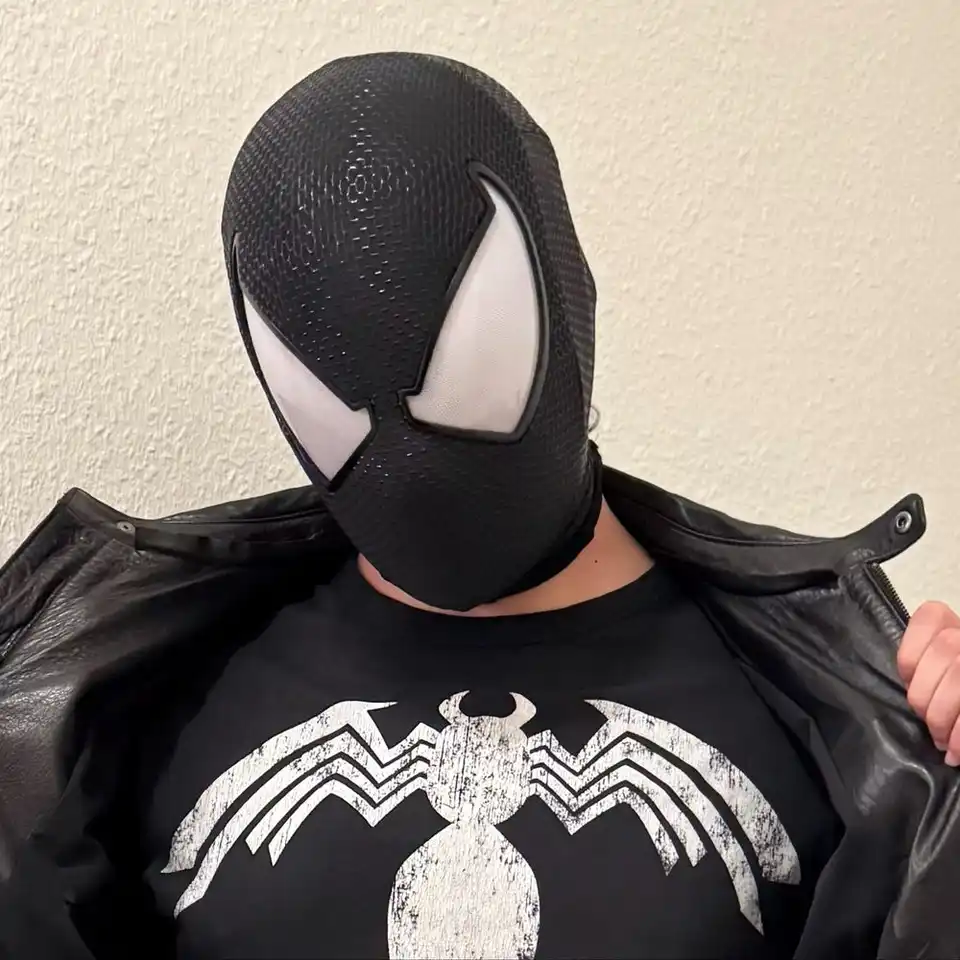 マーベル ブラック スカーレット スパイダーマン マスク シェル