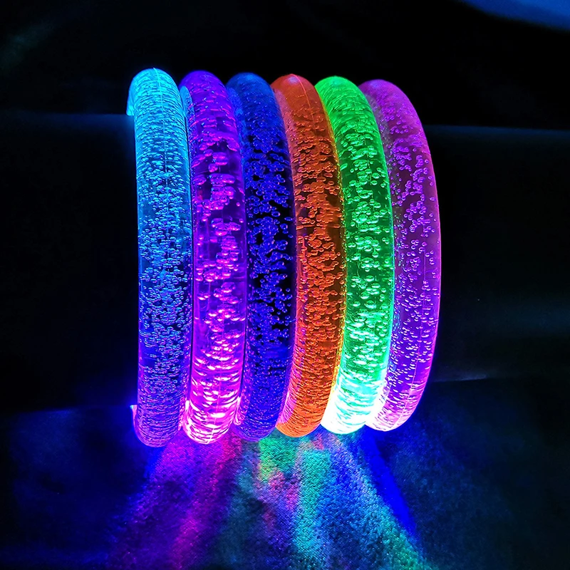 Flash Dance Bracelets Wristbands LED Flashing Wrist Glow ...